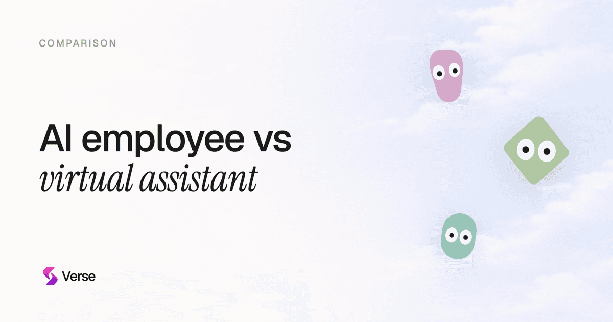 AI employee vs virtual assistant comparison